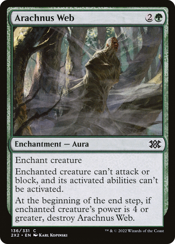 Arachnus Web (136) [Double Masters 2022] foil - Deck Out Gaming