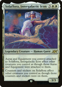 Solaflora, Intergalactic Icon (Galaxy Foil) (313) [Unfinity] foil - Deck Out Gaming