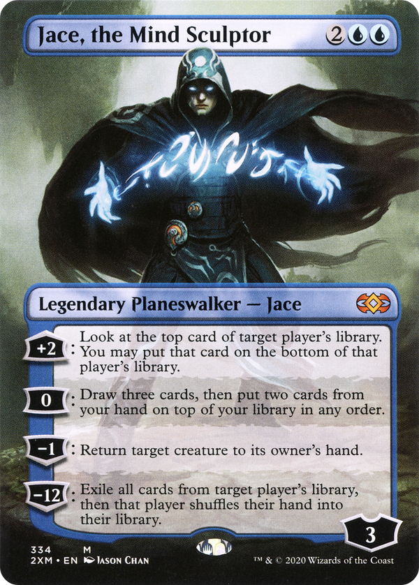 Jace, the Mind Sculptor (Borderless) (334) [Double Masters] foil - Deck Out Gaming