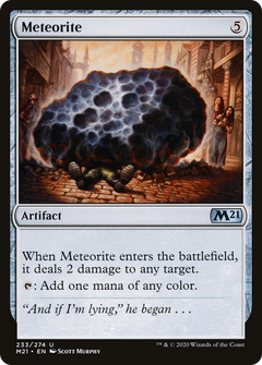 Meteorite (233) [Core Set 2021] foil - Deck Out Gaming