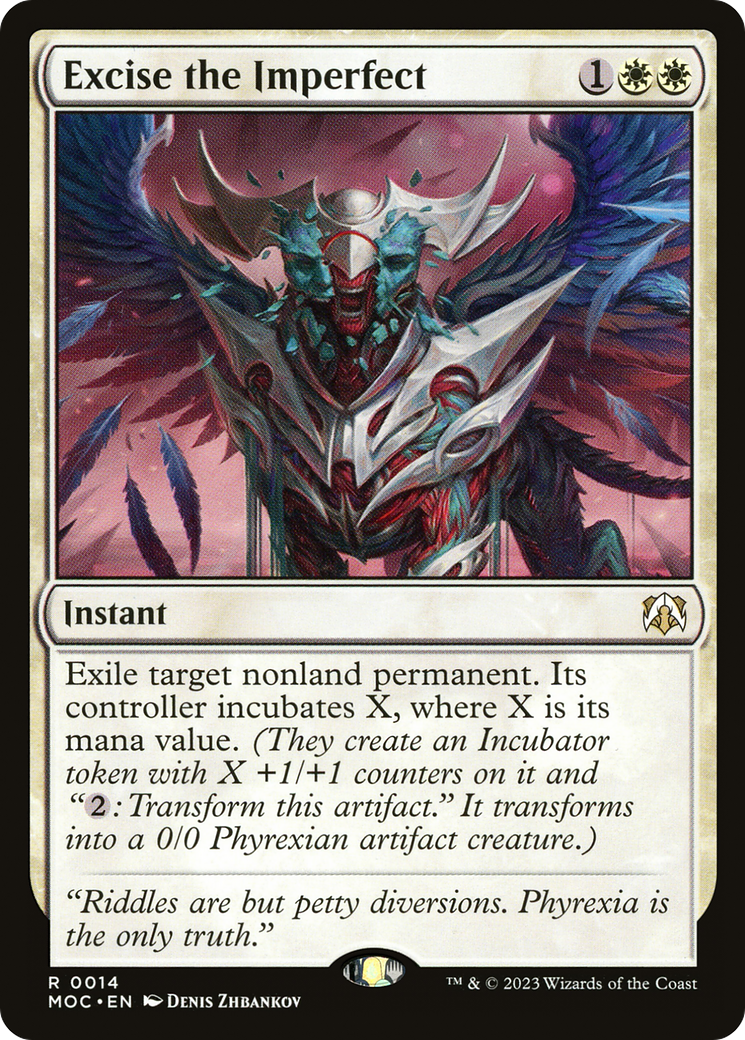 Excise the Imperfect (14) [March of the Machine Commander] - Deck Out Gaming