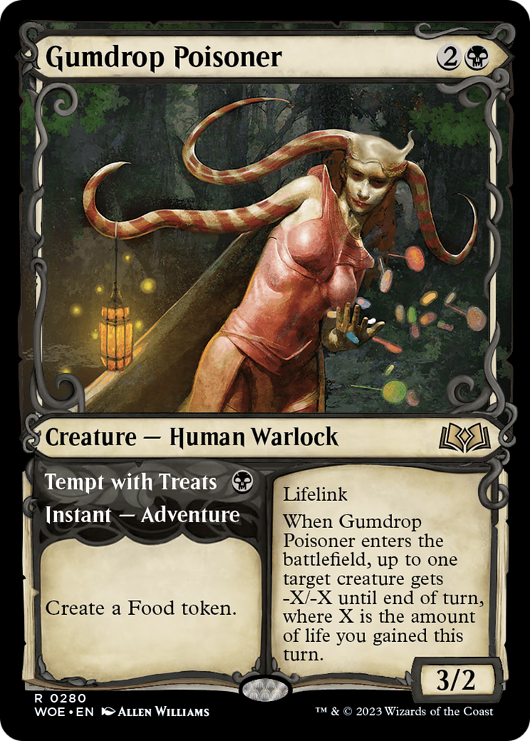 Gumdrop Poisoner (Showcase) (280) [Wilds of Eldraine] foil - Deck Out Gaming