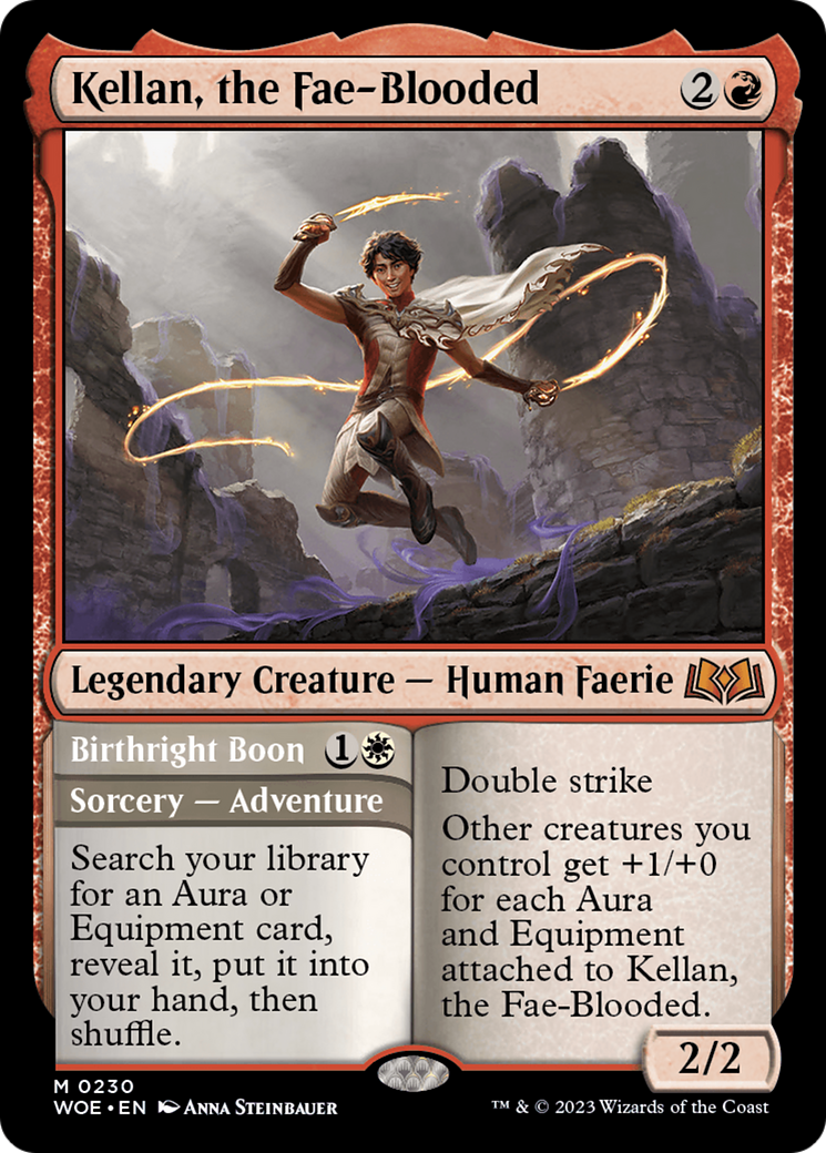 Kellan, the Fae-Blooded (230) [Wilds of Eldraine] foil - Deck Out Gaming