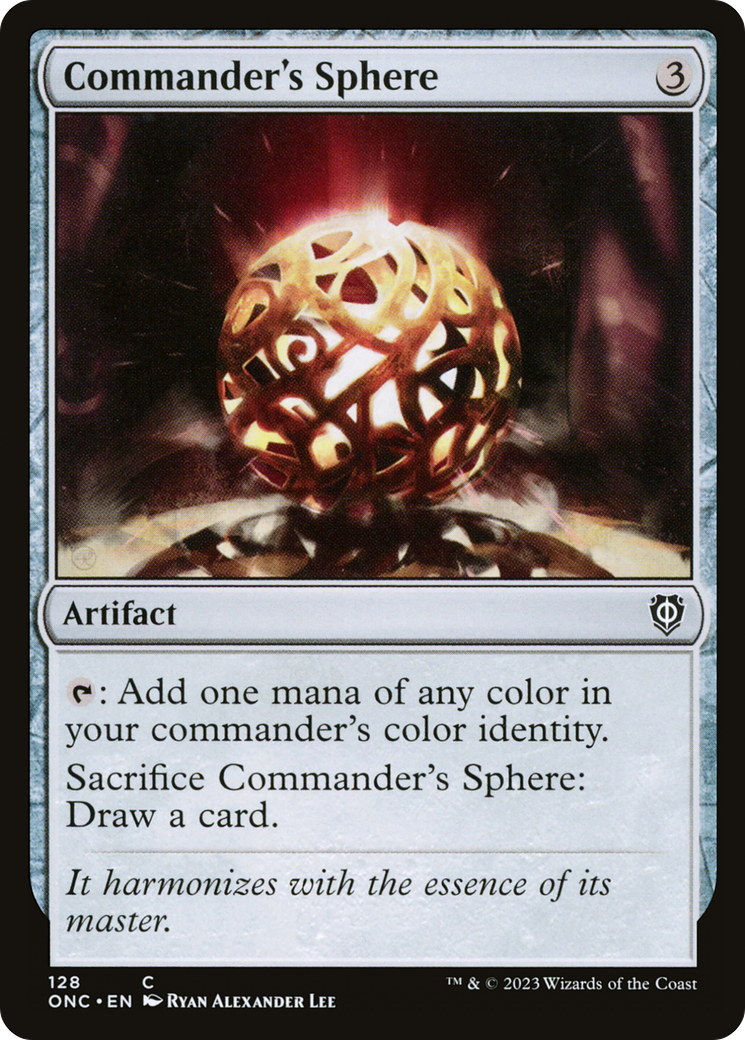 Commander's Sphere (128) [Phyrexia: All Will Be One Commander] - Deck Out Gaming