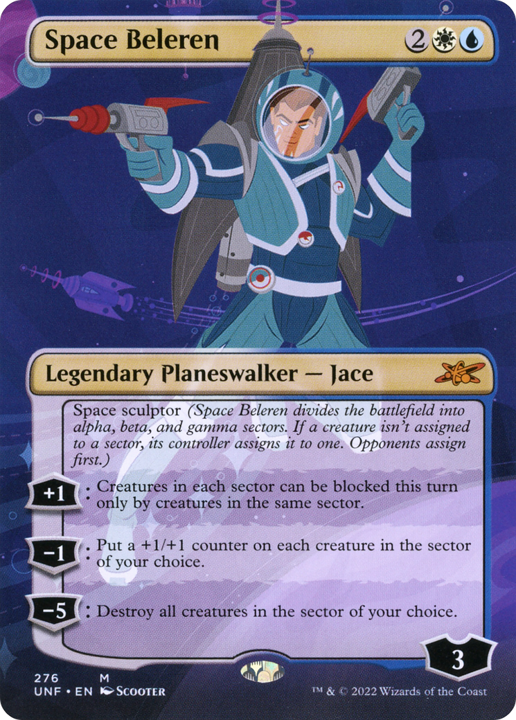 Space Beleren (Borderless) (276) [Unfinity] foil - Deck Out Gaming