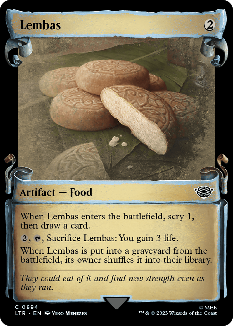 Lembas (Showcase Scrolls) (694) [The Lord of the Rings: Tales of Middle-earth] foil - Deck Out Gaming