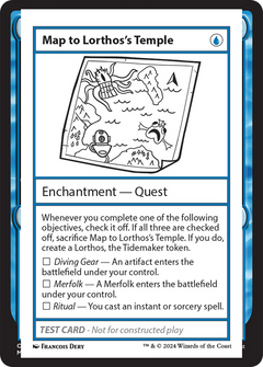 Map to Lorthos's Temple () [Mystery Booster 2] - Deck Out Gaming