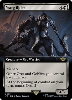 Warg Rider (Extended Art) (831) [The Lord of the Rings: Tales of Middle-earth] - Deck Out Gaming