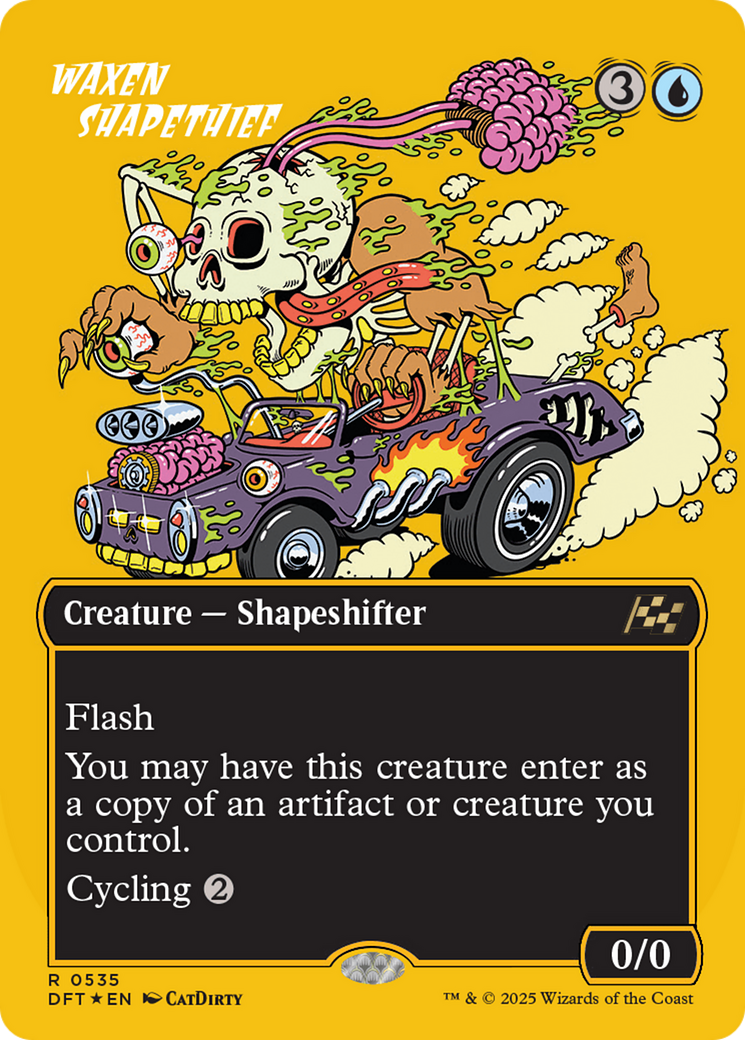 Waxen Shapethief (Borderless) (First-Place Foil) (535) [Aetherdrift] foil - Deck Out Gaming