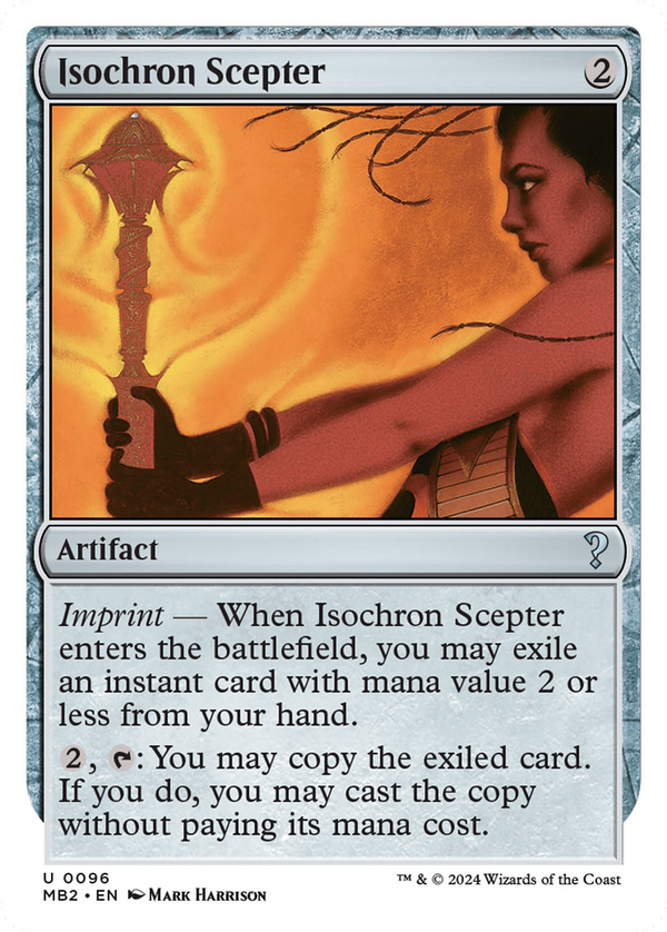 Isochron Scepter (White Border) (96) [Mystery Booster 2] - Deck Out Gaming