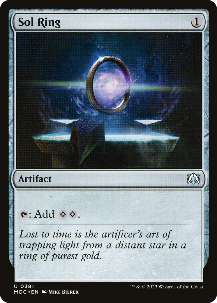 Sol Ring (381) [March of the Machine Commander] - Deck Out Gaming