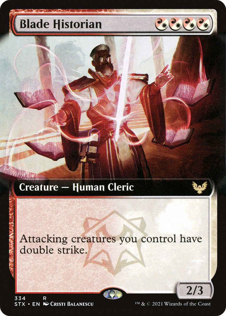 Blade Historian (Extended Art) (334) [Strixhaven: School of Mages] foil - Deck Out Gaming