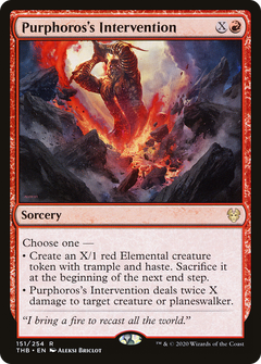 Purphoros's Intervention (151) [Theros Beyond Death] foil - Deck Out Gaming