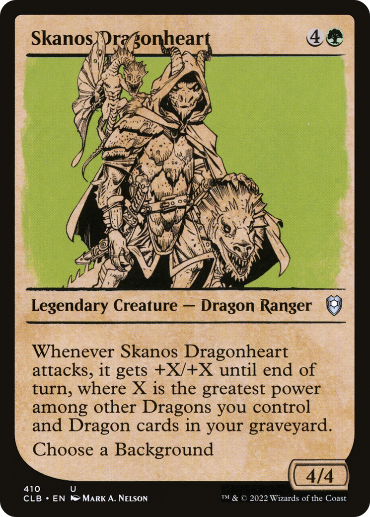 Skanos Dragonheart (Showcase) (410) [Commander Legends: Battle for Baldur's Gate] foil - Deck Out Gaming