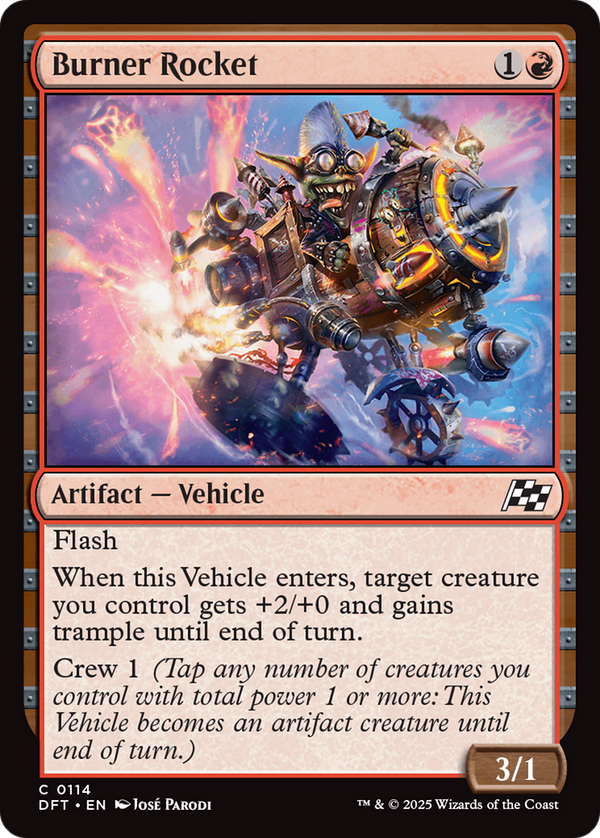 Burner Rocket (114) [Aetherdrift] - Deck Out Gaming