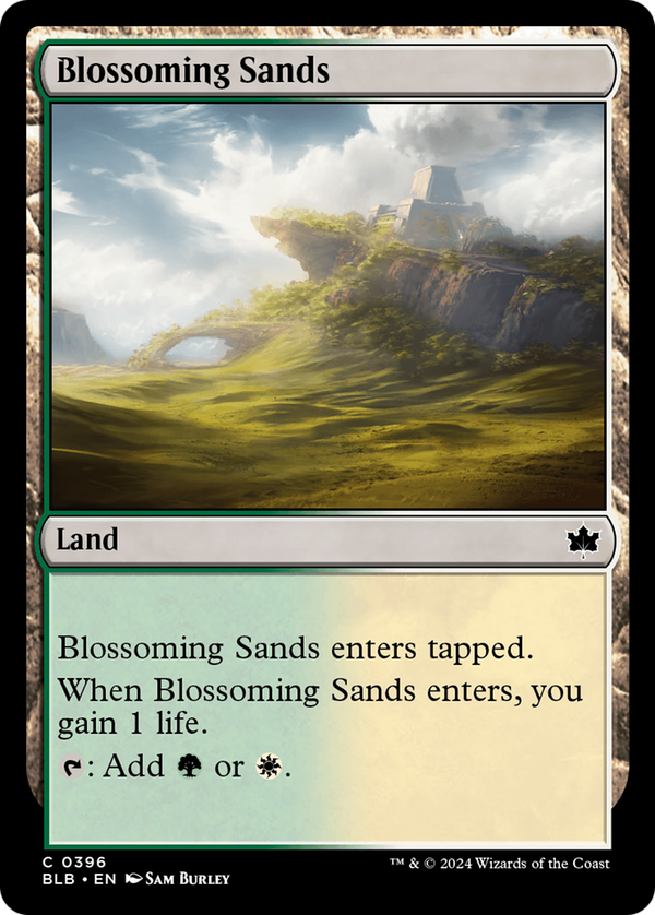Blossoming Sands (396) [Bloomburrow] - Deck Out Gaming