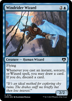 Windrider Wizard (134) [Commander Masters] foil - Deck Out Gaming