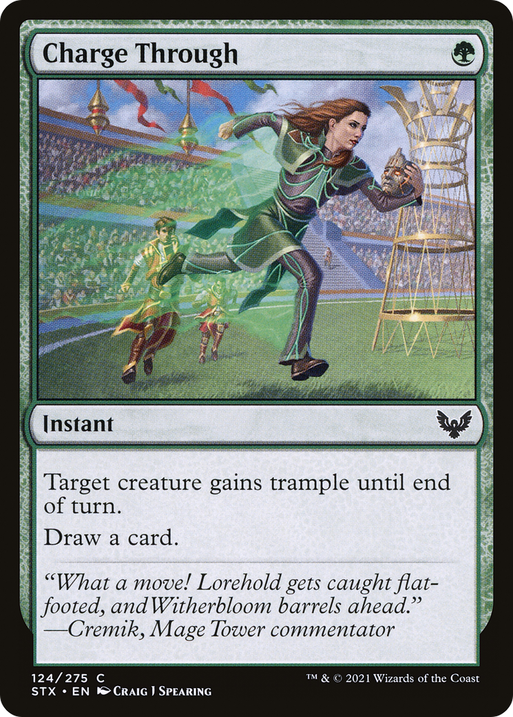 Charge Through (124) [Strixhaven: School of Mages] - Deck Out Gaming