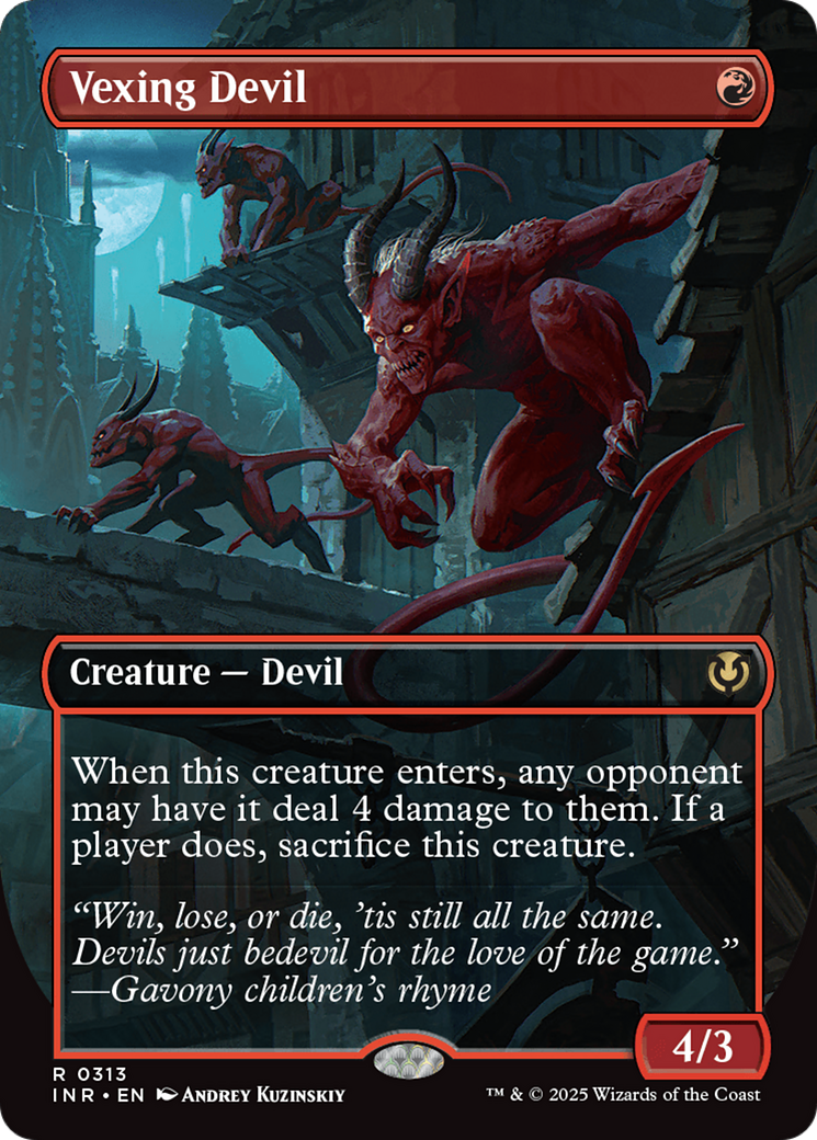 Vexing Devil (Borderless) (313) [Innistrad Remastered] - Deck Out Gaming