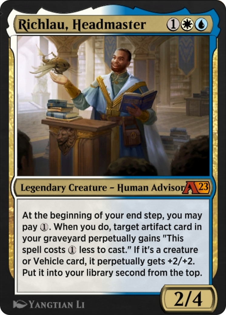 Richlau, Headmaster (23) [Alchemy: The Brothers' War] - Deck Out Gaming