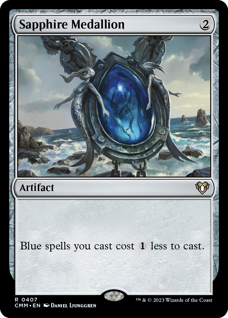 Sapphire Medallion (407) [Commander Masters] foil - Deck Out Gaming