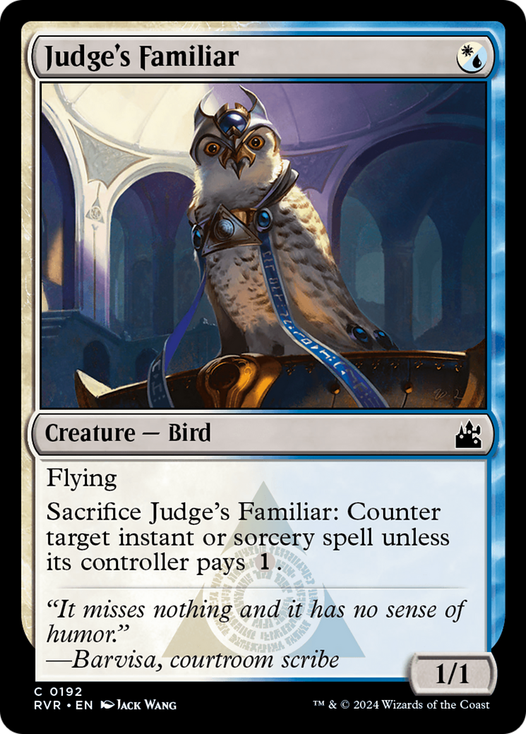 Judge's Familiar (192) [Ravnica Remastered] - Deck Out Gaming