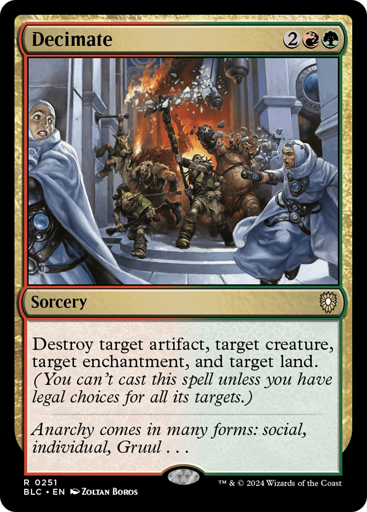 Decimate (251) [Bloomburrow Commander] - Deck Out Gaming