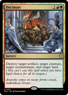 Decimate (251) [Bloomburrow Commander] - Deck Out Gaming