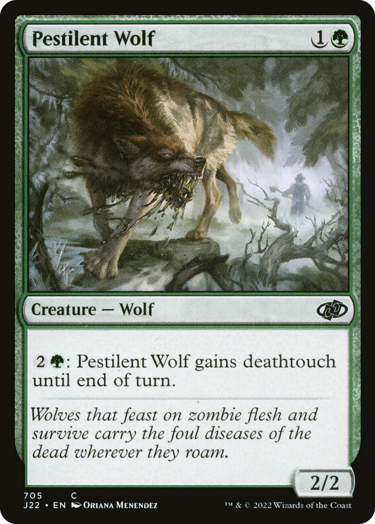 Pestilent Wolf (705) [Jumpstart 2022] - Deck Out Gaming