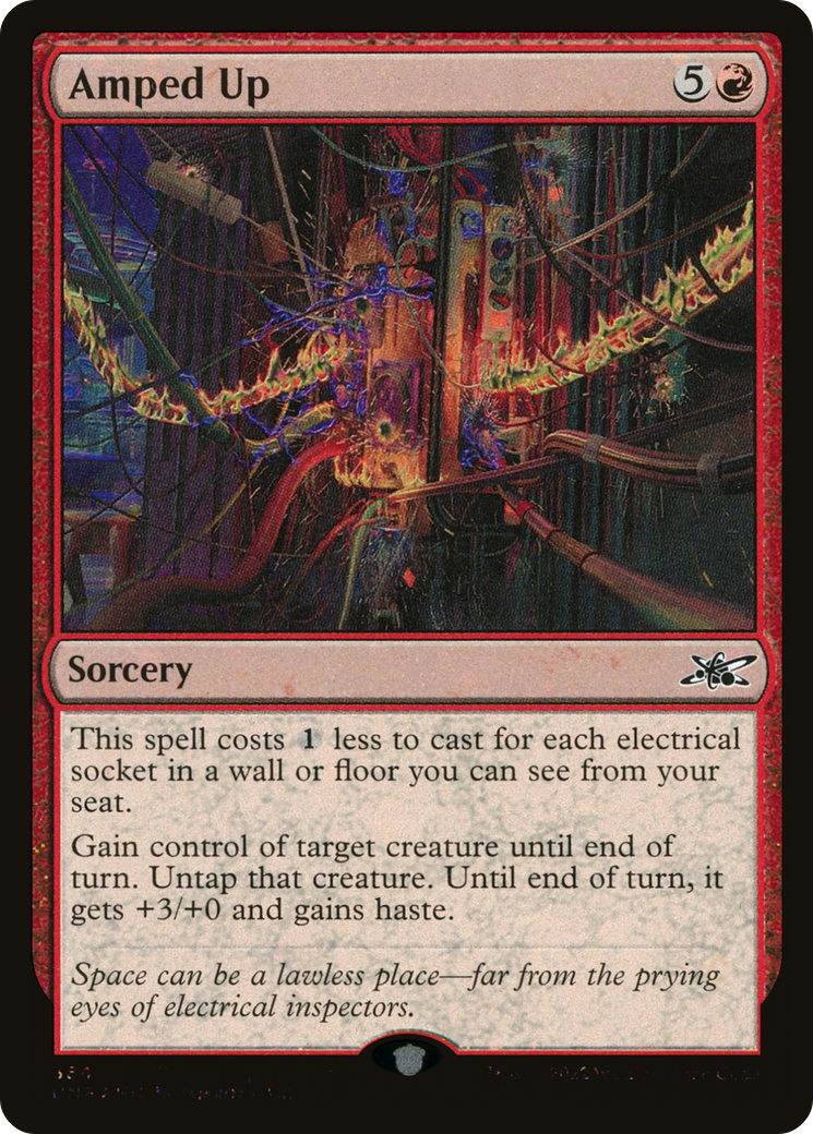 Amped Up (Galaxy Foil) (384) [Unfinity] foil - Deck Out Gaming