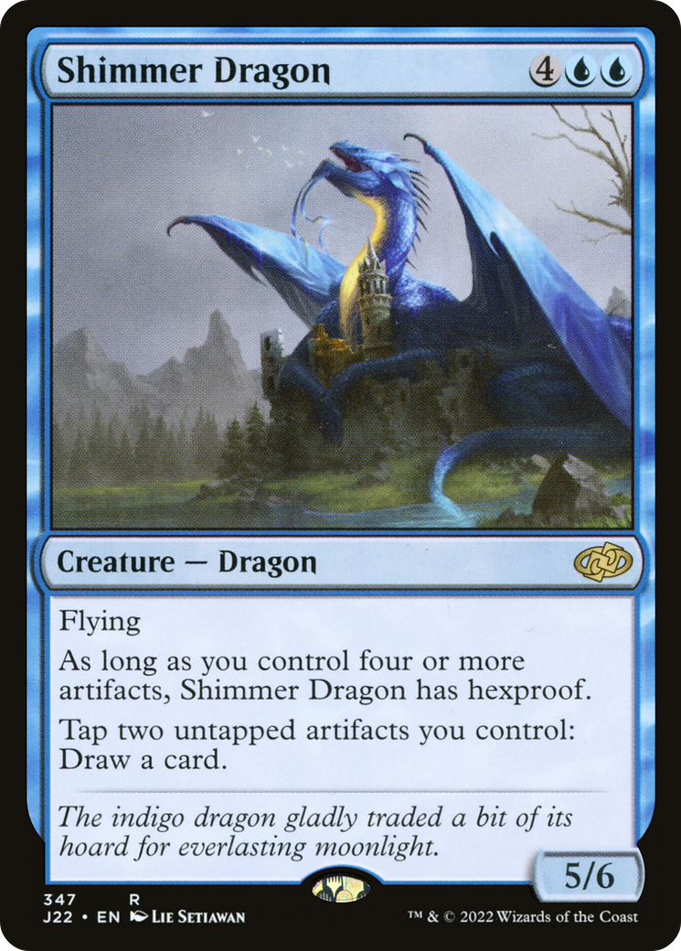 Shimmer Dragon (347) [Jumpstart 2022] - Deck Out Gaming