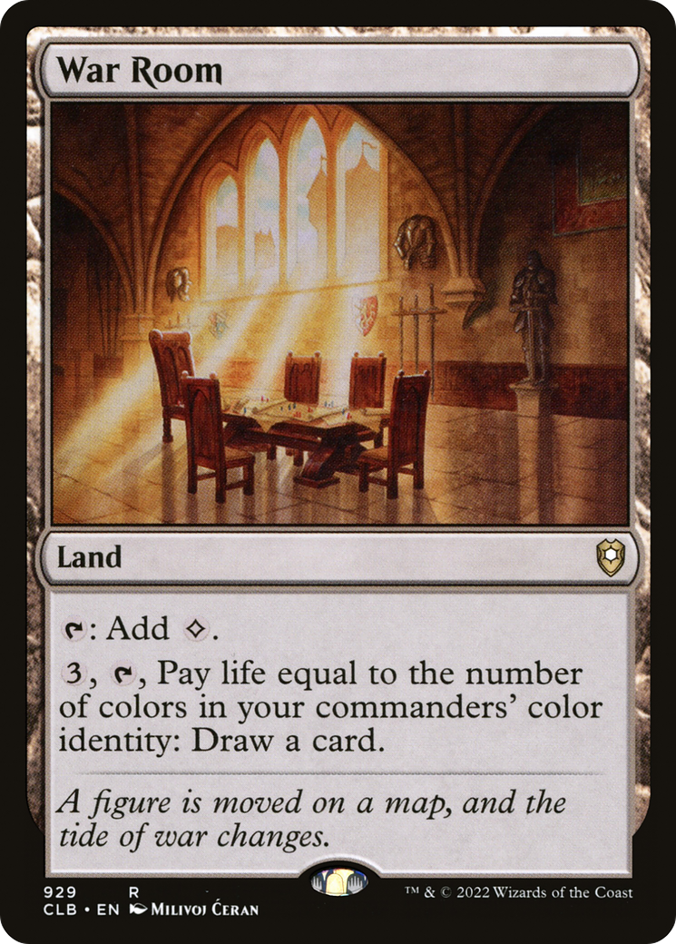 War Room (929) [Commander Legends: Battle for Baldur's Gate] - Deck Out Gaming