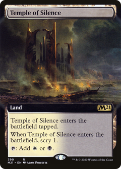 Temple of Silence (Extended Art) (390) [Core Set 2021] foil - Deck Out Gaming