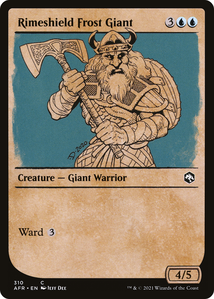 Rimeshield Frost Giant (310) [Adventures in the Forgotten Realms] - Deck Out Gaming