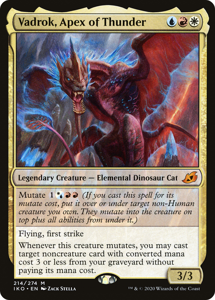 Vadrok, Apex of Thunder (214) [Ikoria: Lair of Behemoths] foil - Deck Out Gaming