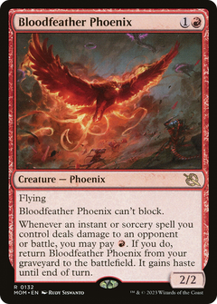 Bloodfeather Phoenix (132) [March of the Machine] foil - Deck Out Gaming