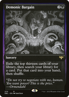 Demonic Bargain (370) [Innistrad: Double Feature] - Deck Out Gaming