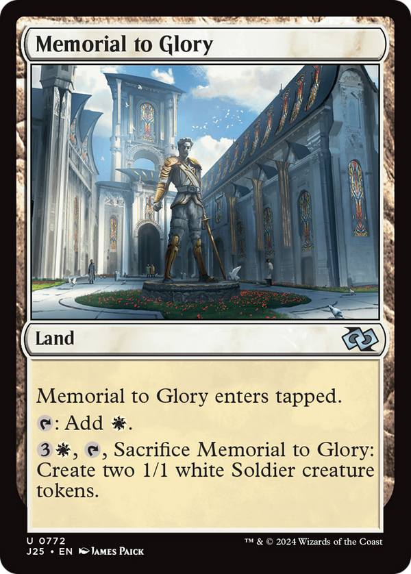 Memorial to Glory (772) [Foundations Jumpstart] - Deck Out Gaming