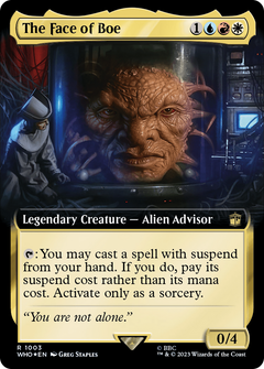 The Face of Boe (Extended Art) (Surge Foil) (1003) [Doctor Who] foil - Deck Out Gaming