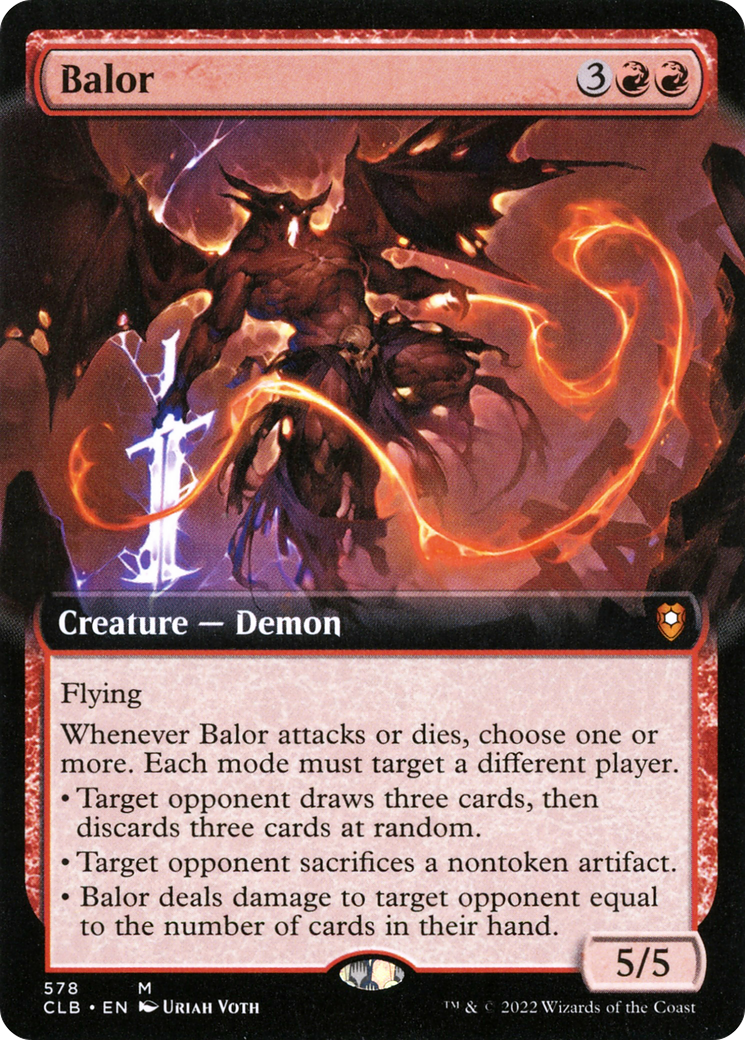 Balor (Extended Art) (578) [Commander Legends: Battle for Baldur's Gate] - Deck Out Gaming
