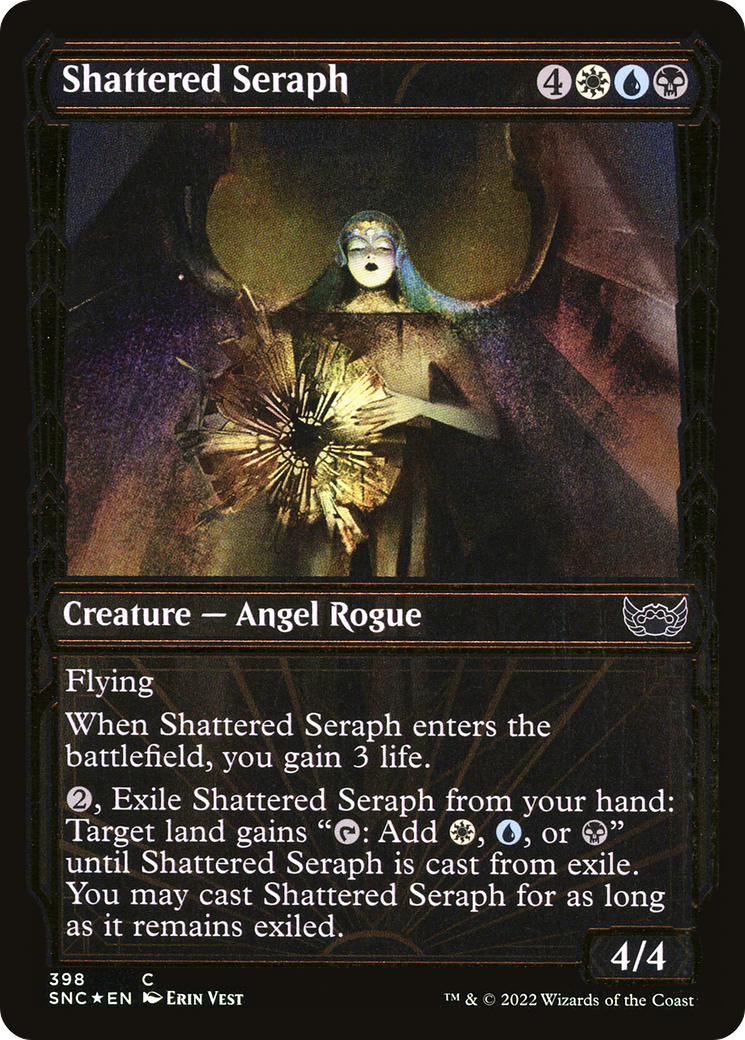 Shattered Seraph (Gilded Foil) (398) [Streets of New Capenna] foil - Deck Out Gaming