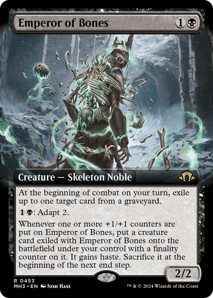 Emperor of Bones (Extended Art) (453) [Modern Horizons 3] foil - Deck Out Gaming
