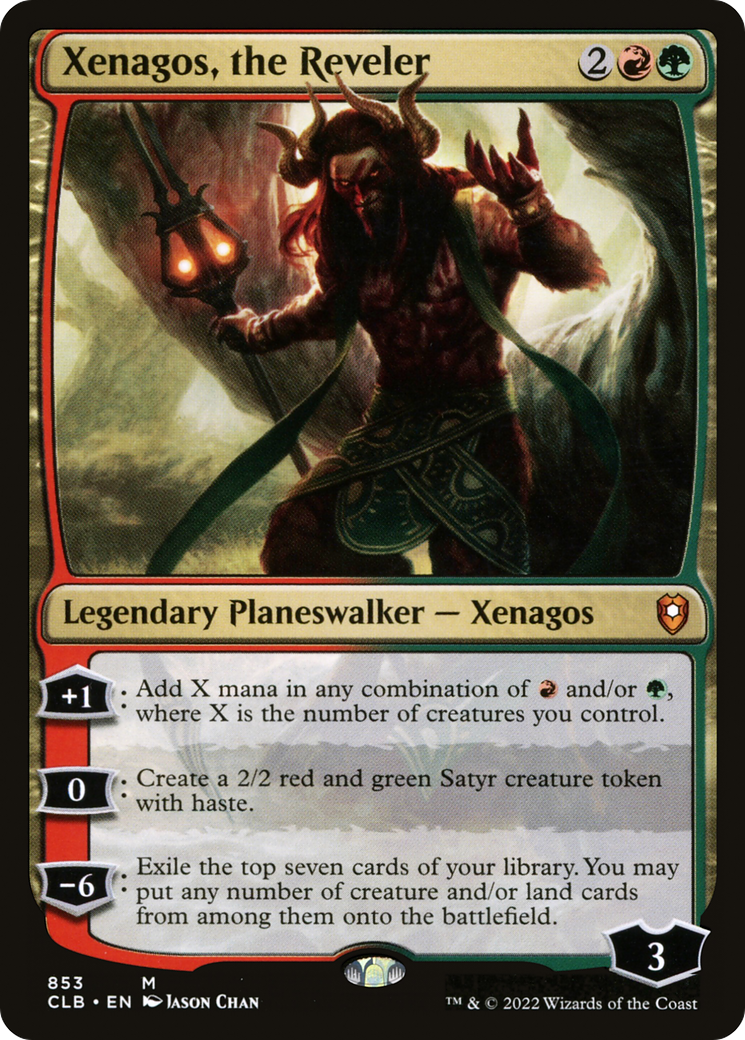 Xenagos, the Reveler (853) [Commander Legends: Battle for Baldur's Gate] - Deck Out Gaming