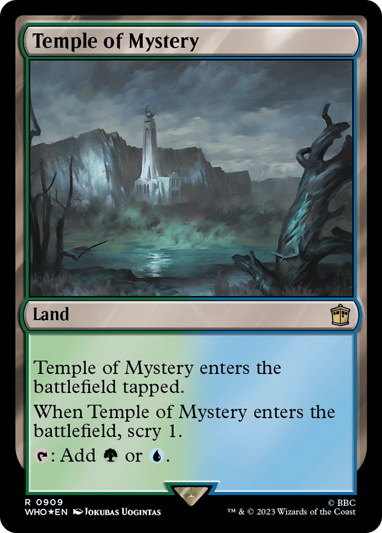 Temple of Mystery (Surge Foil) (909) [Doctor Who] foil - Deck Out Gaming