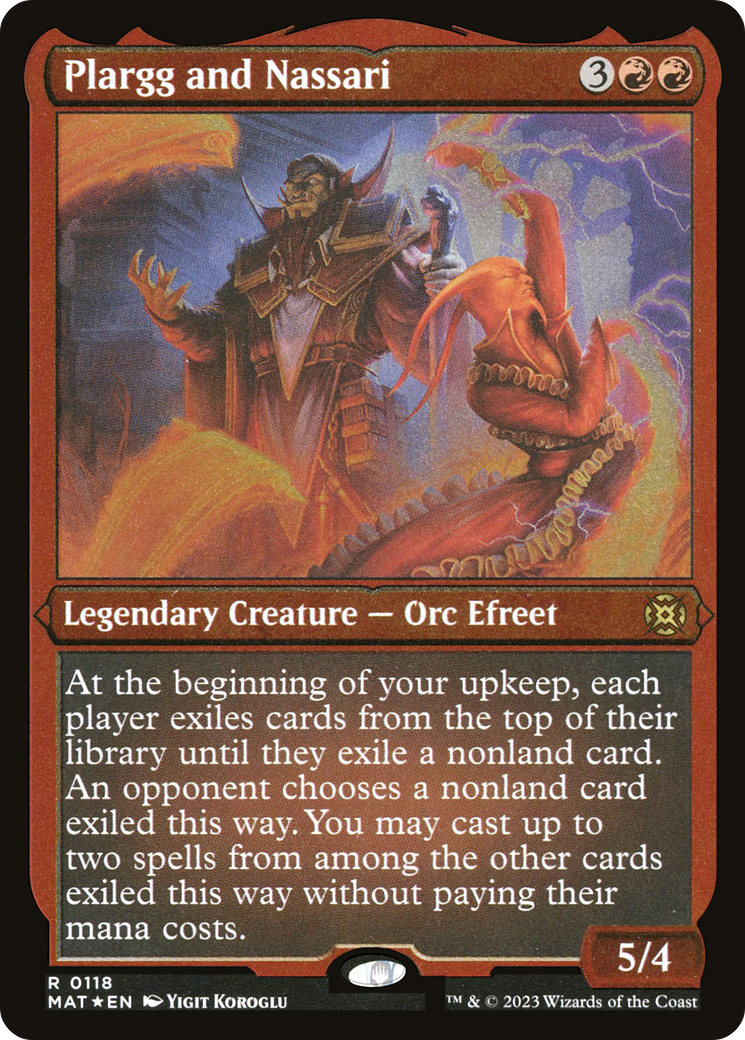 Plargg and Nassari (118) [March of the Machine: The Aftermath] etched - Deck Out Gaming