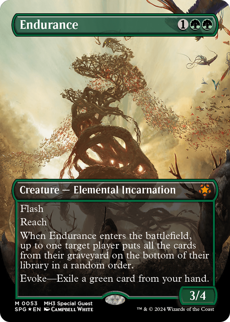Endurance (Borderless) (Textured Foil) (53) [Special Guests] foil - Deck Out Gaming