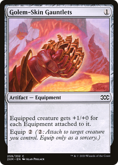 Golem-Skin Gauntlets (259) [Double Masters] - Deck Out Gaming