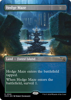 Hedge Maze (Borderless) (326) [Murders at Karlov Manor] - Deck Out Gaming