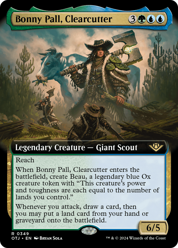 Bonny Pall, Clearcutter (Extended Art) (349) [Outlaws of Thunder Junction] foil - Deck Out Gaming