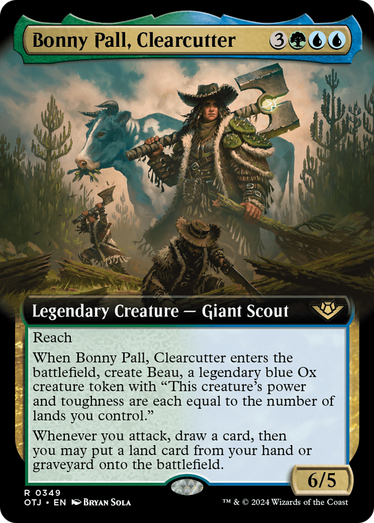 Bonny Pall, Clearcutter (Extended Art) (349) [Outlaws of Thunder Junction] foil - Deck Out Gaming